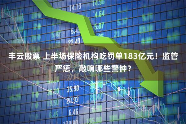 丰云股票 上半场保险机构吃罚单183亿元!监管严惩,敲响哪些警钟?