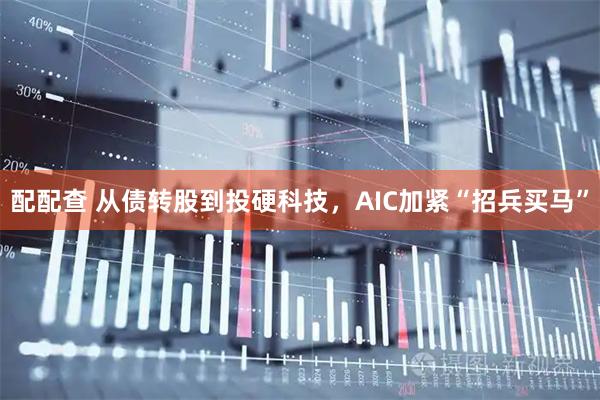配配查 从债转股到投硬科技，AIC加紧“招兵买马”